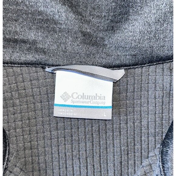 NEW Columbia Park View Grid Fleece Long Sleeve Half-Zip Women's Size Large Gray - Picture 7 of 11